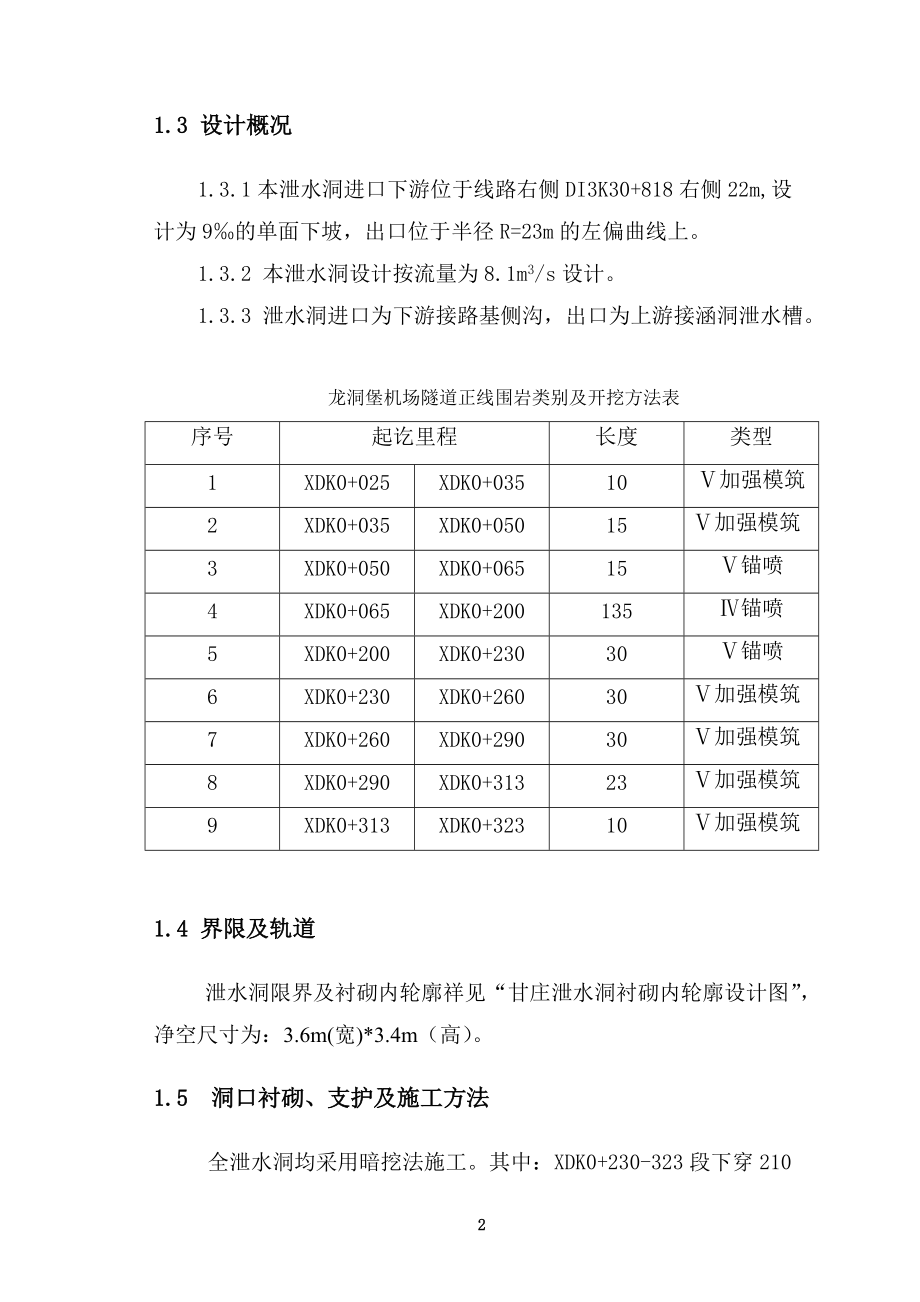 甘庄泄水洞施工组织设计.docx_第2页