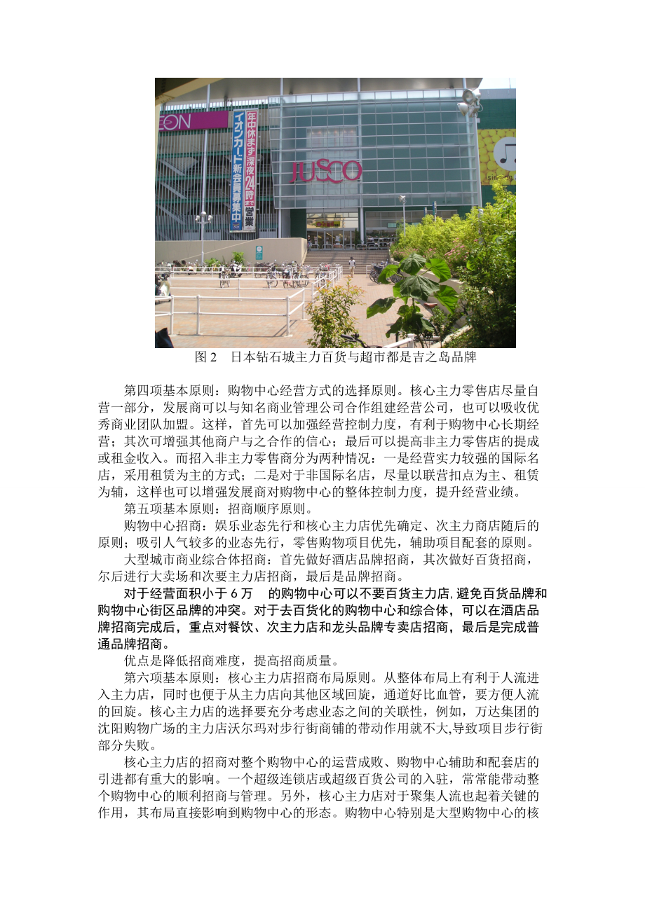 面向三线城市大型购物中心与步行街招商策划及招商计划.docx_第3页