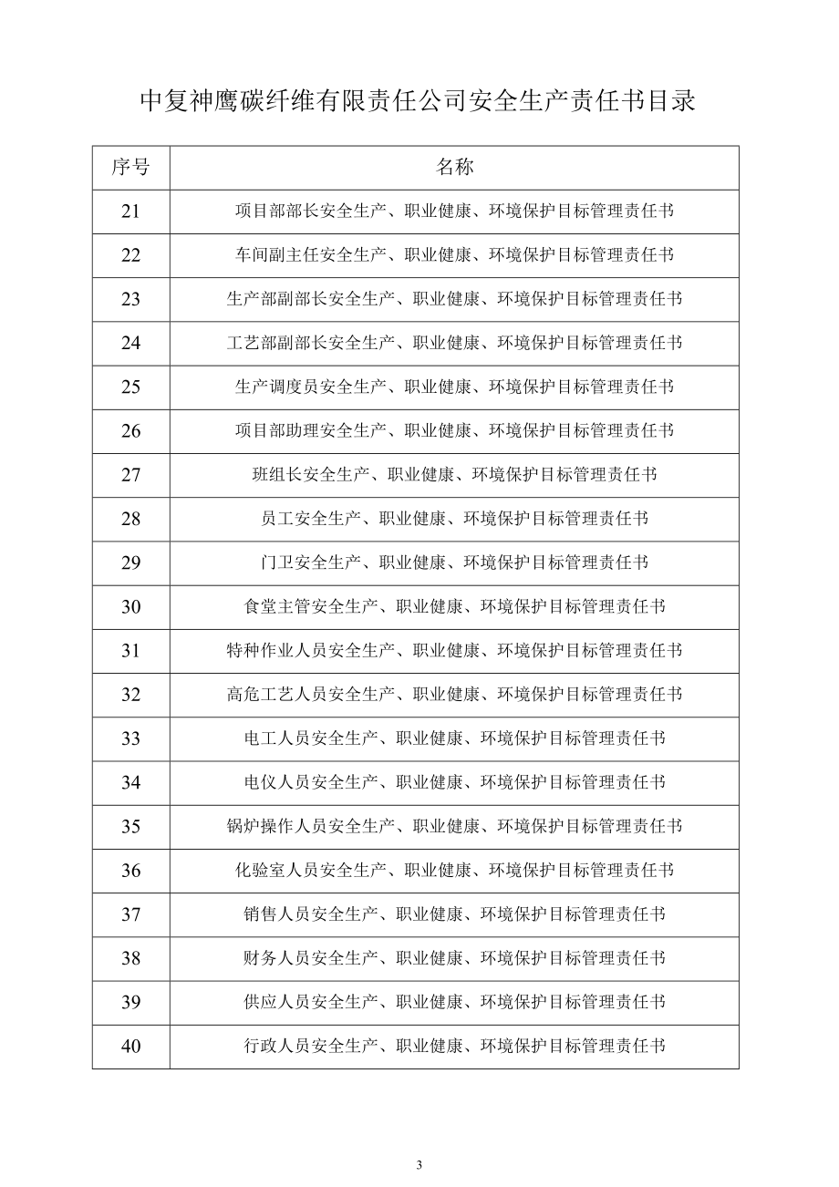 XXXX年安全生产、职业健康、环境保护管理目标责任书.docx_第3页