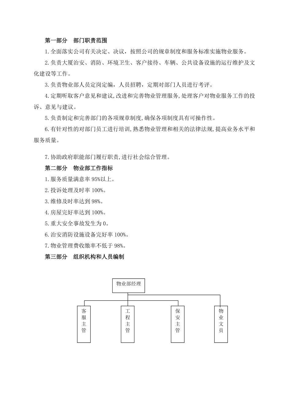 楼宇管理物业部工作手册.doc_第3页