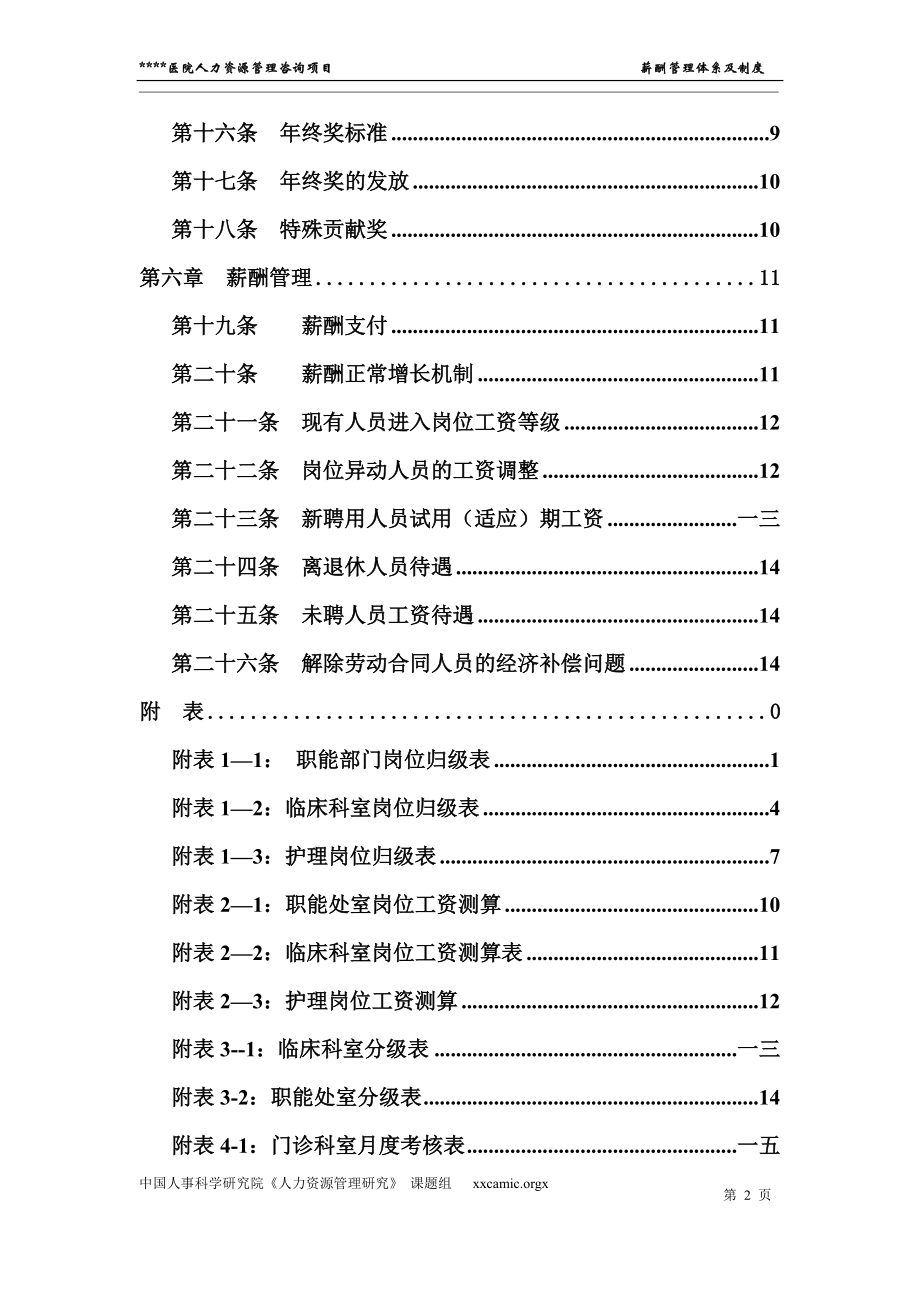 某医院薪酬管理体系及制度案例.docx_第3页