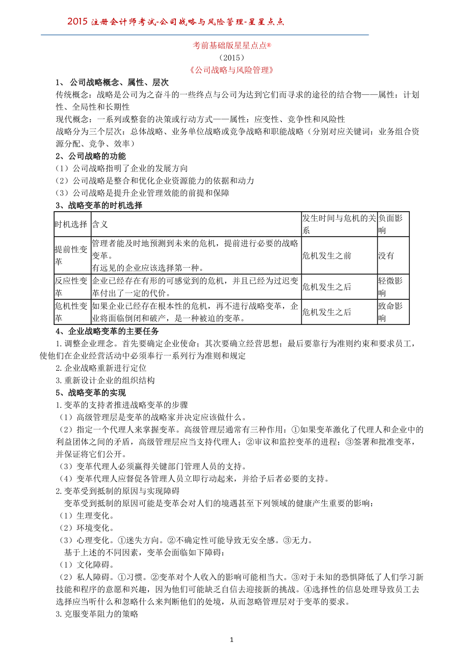 星星点点__公司战略与风险管理.docx_第1页