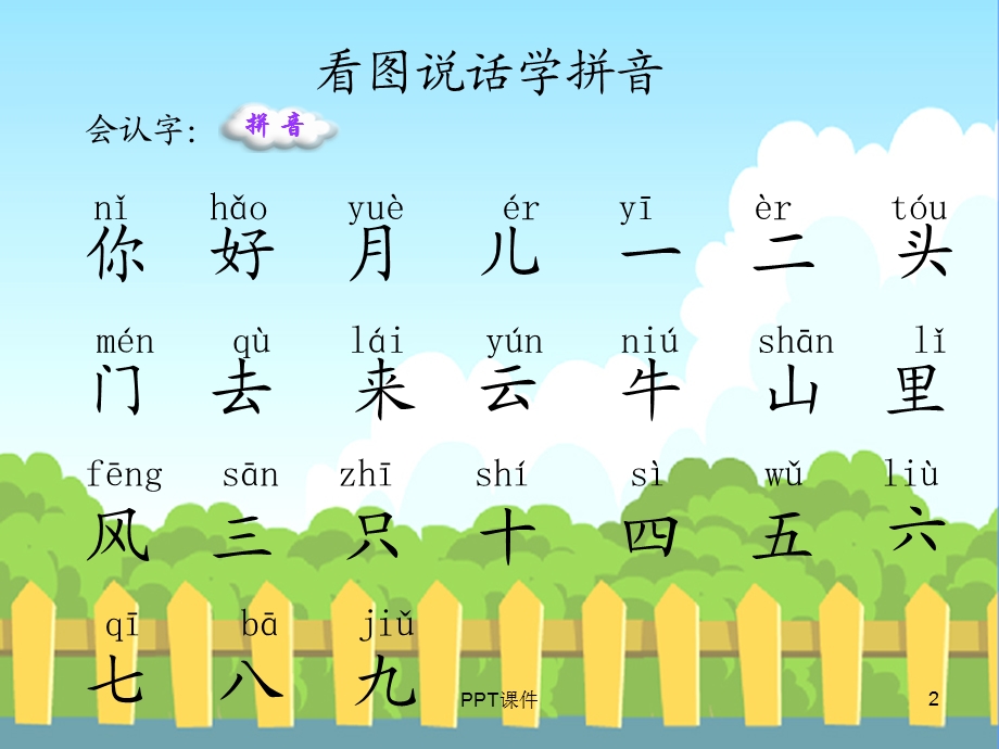 幼儿园生字拼音积累学习课件.ppt_第2页