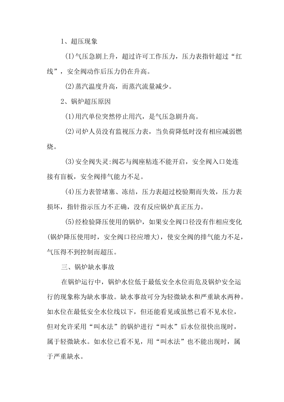 肉类加工公司安全生产蒸汽锅炉事故应急救援专项预案.docx_第2页