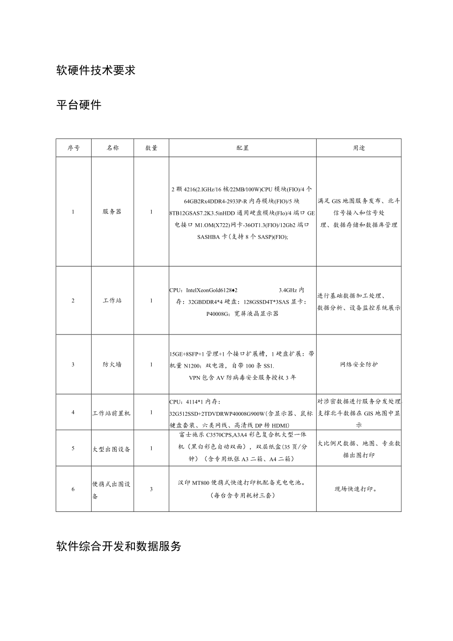 软硬件技术要求.docx_第1页