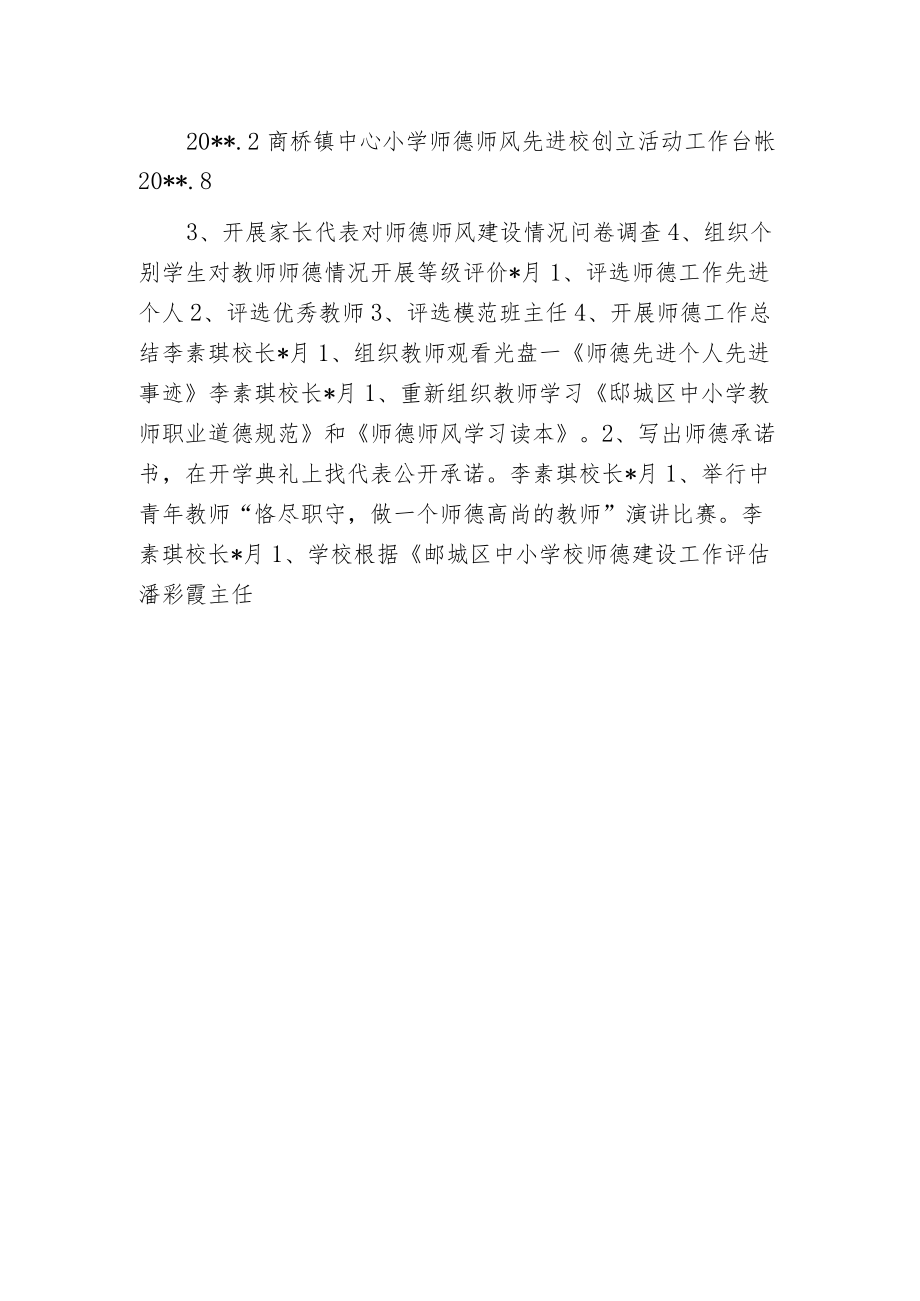 师德师风建设工作台账.docx_第2页