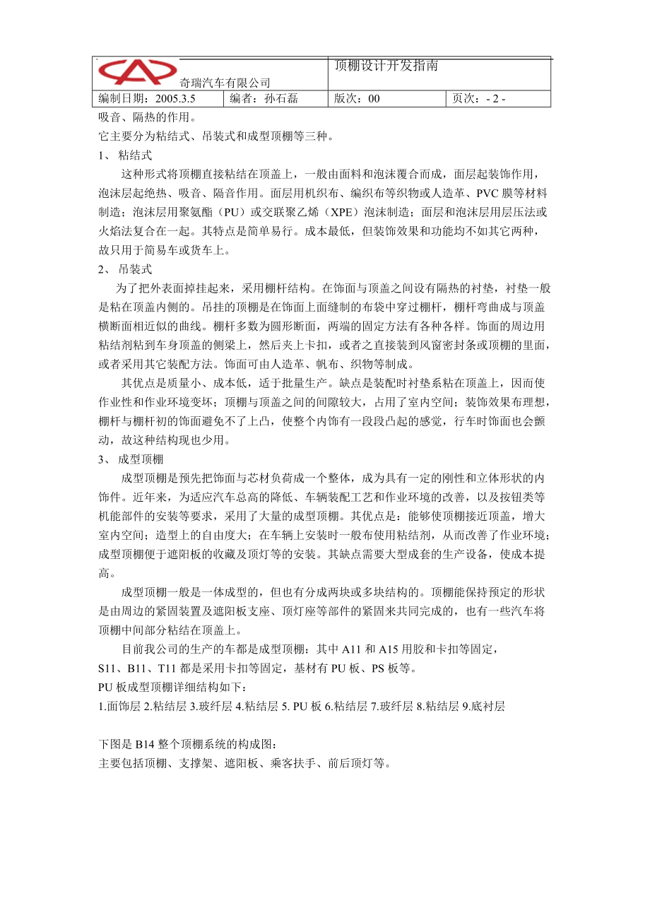 汽车顶棚设计指南内容.docx_第2页