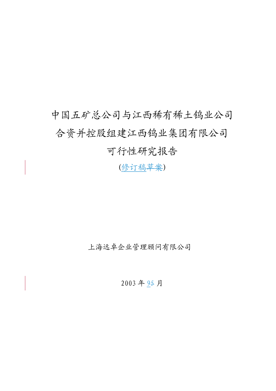 江西钨业集团有限公司可行性研究报告.docx_第2页