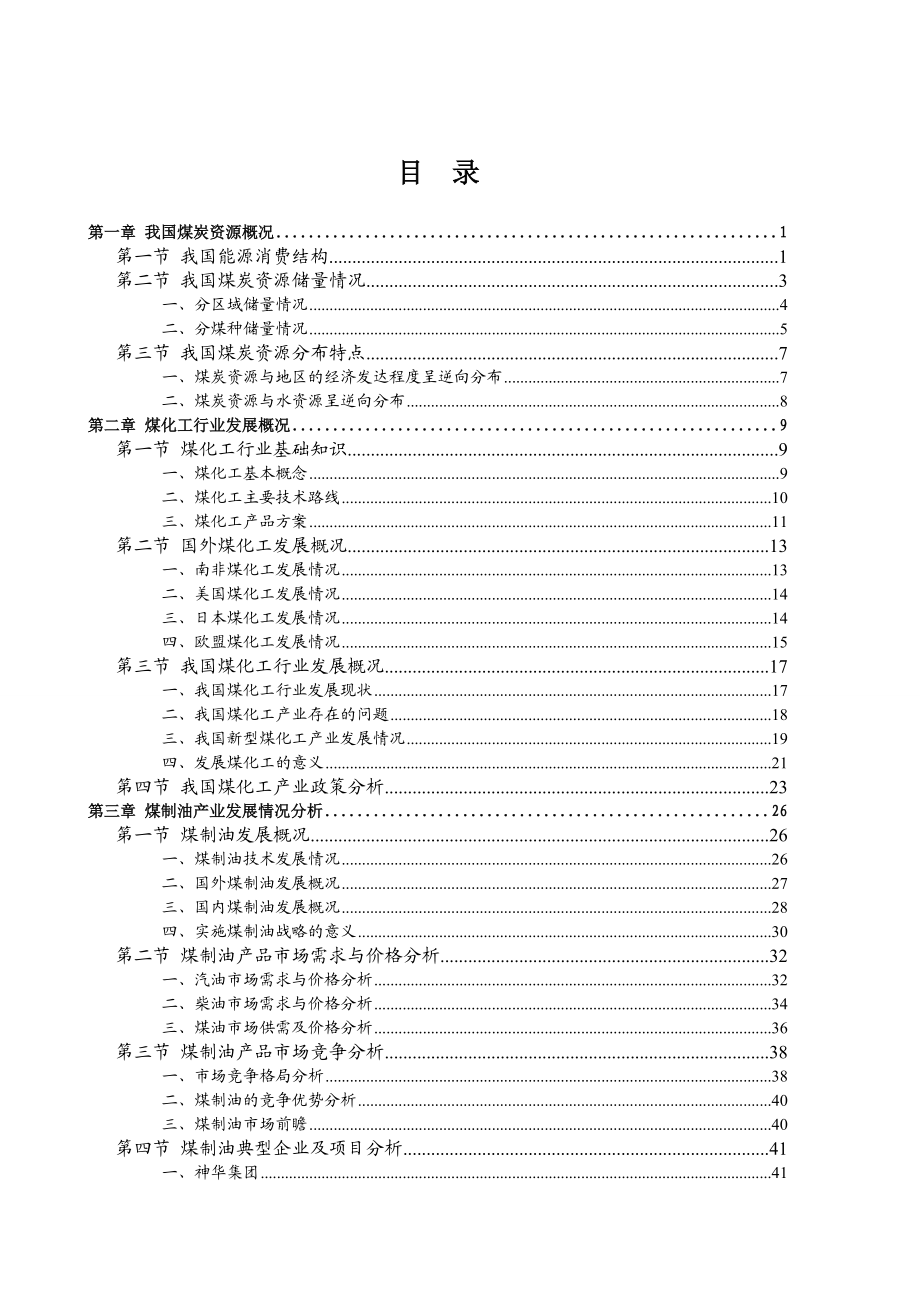 某某年煤化工行业风险分析报告.docx_第2页