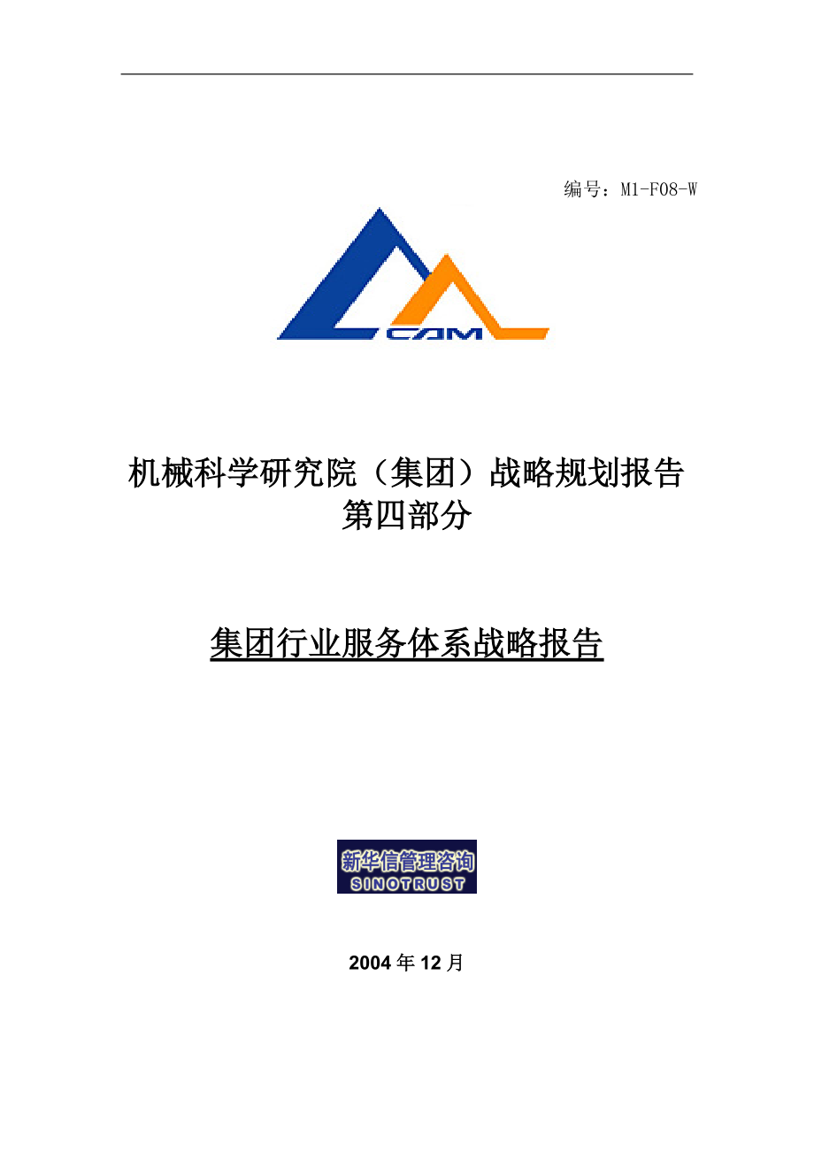 集团行业服务体系战略报告.docx_第1页