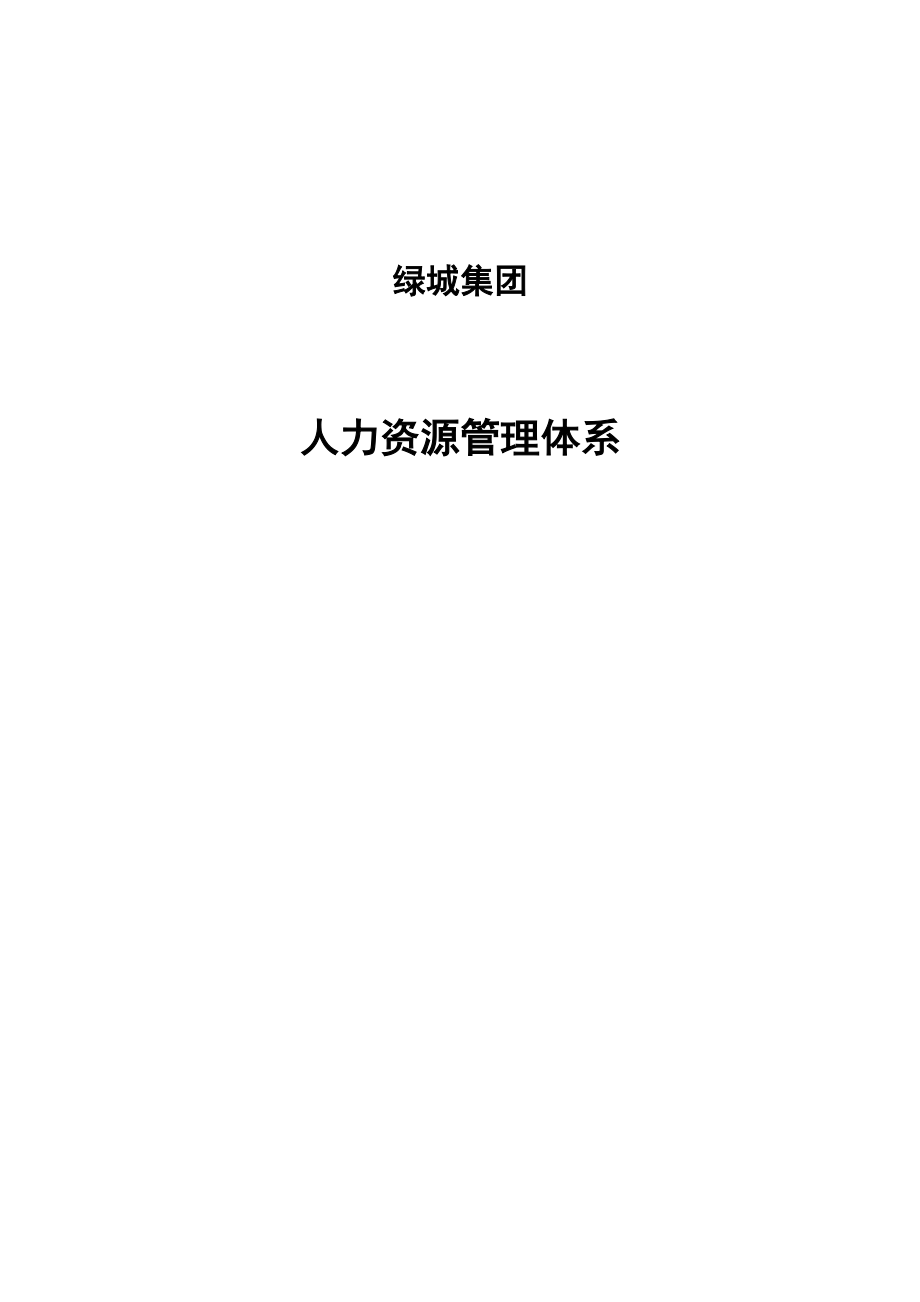 某城集团人力资源管理体系.docx_第1页