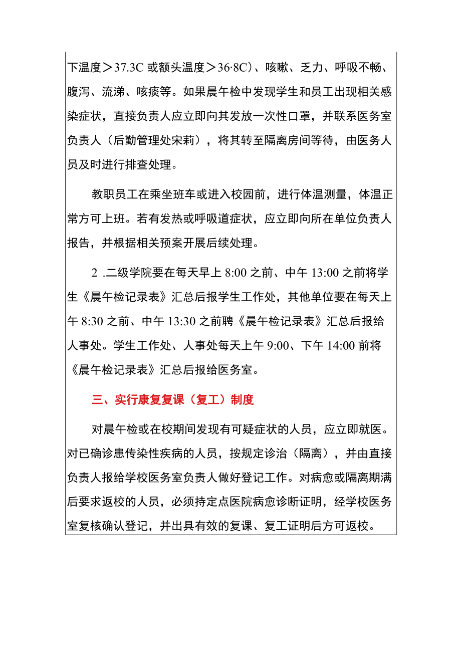 2022学校疫情防控晨午检制度（范本）.docx_第2页