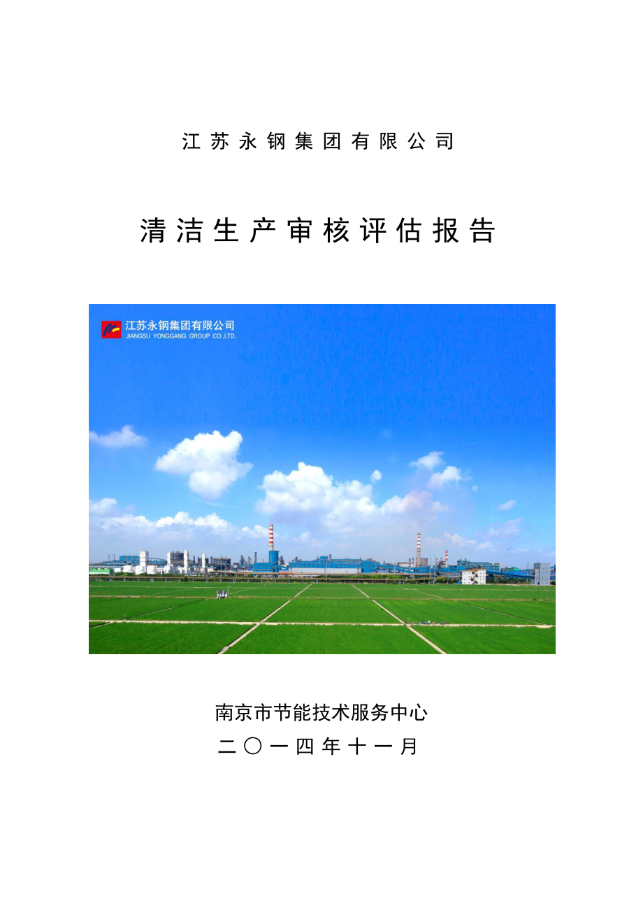 XX钢清洁生产评估报告.docx_第1页