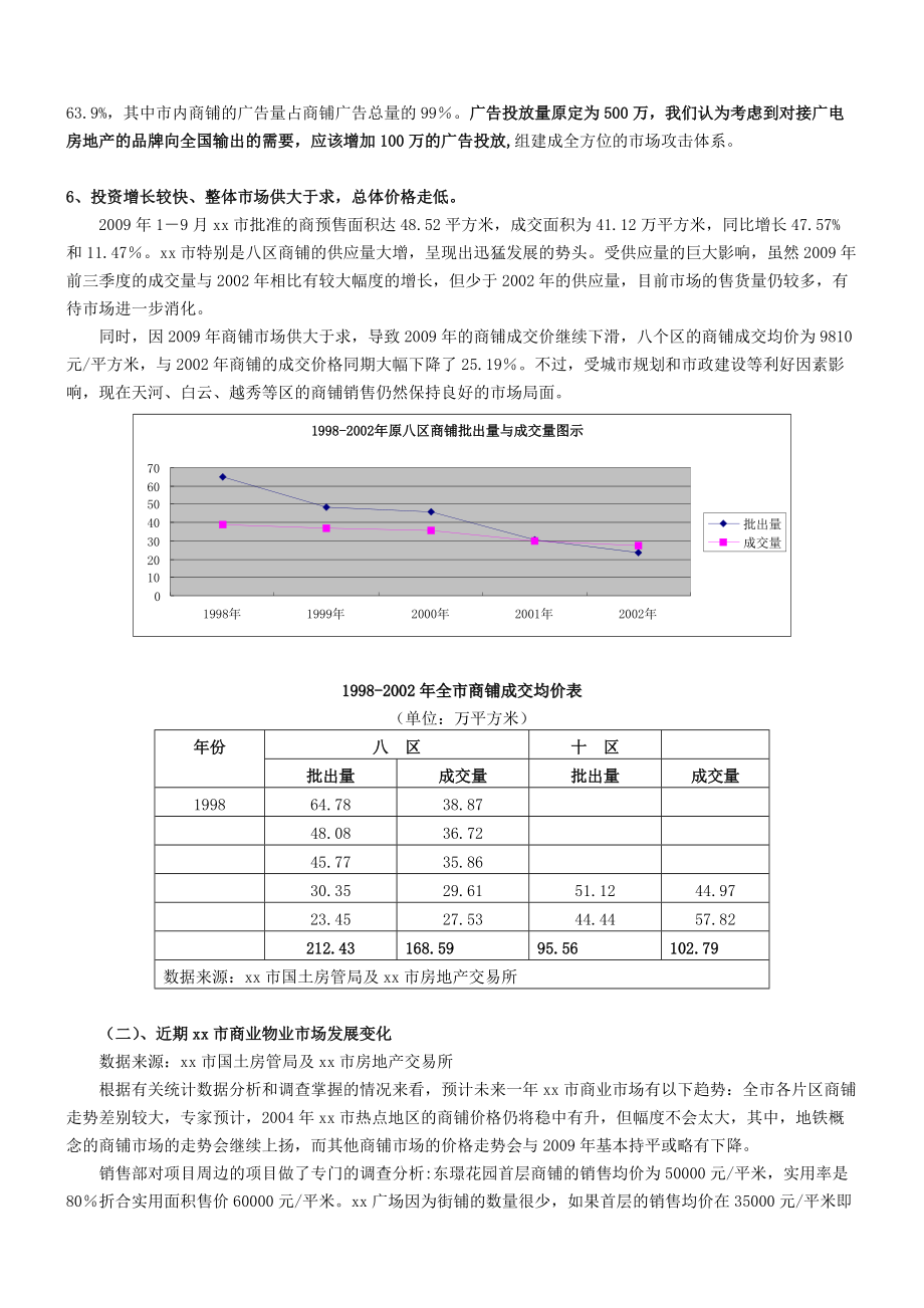 广州某商业广场社区项目房地产营销策划执行方案.docx_第3页