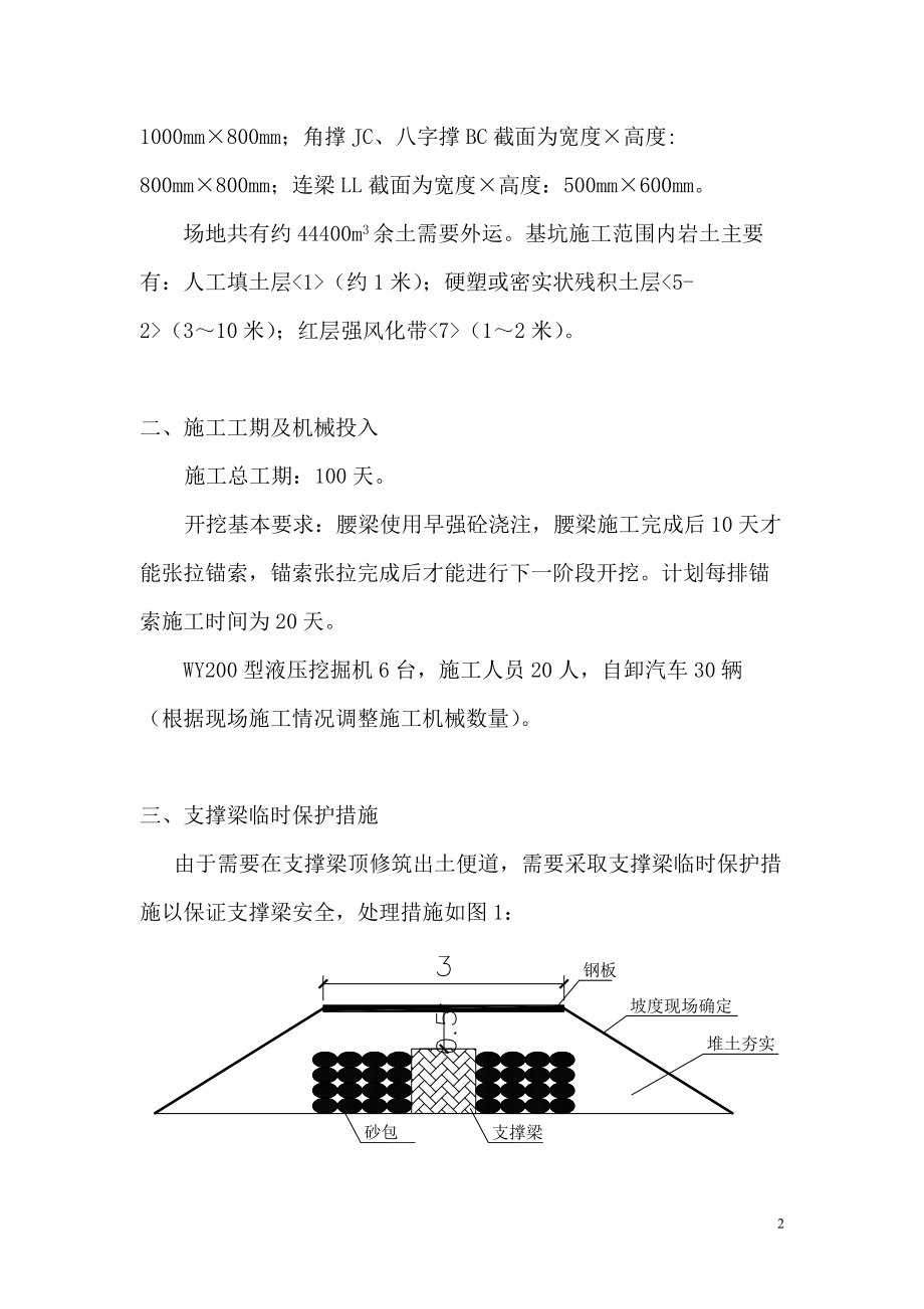 环城大厦基坑土方开挖外运施工方案(分层开挖).docx_第2页