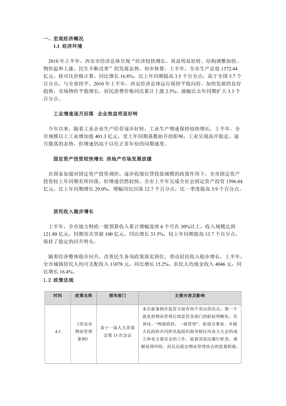 XXXX年2季度西安房地产市场季度分析报告(图)2.docx_第1页