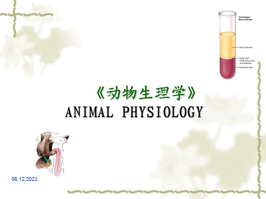 动物生理学绪论ppt课件.ppt_第1页