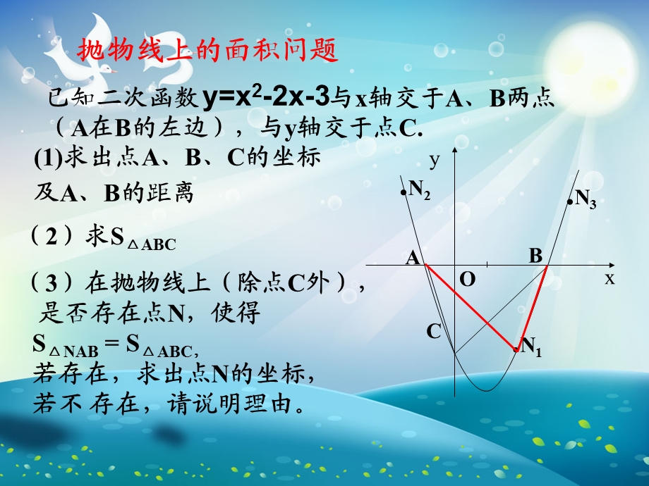 二次函数之二次函数中的面积问题ppt课件.ppt_第2页