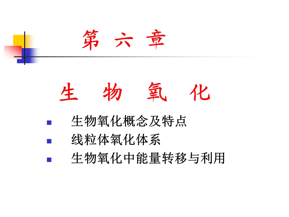 生物化学 第六章生物氧化 课件.ppt_第1页