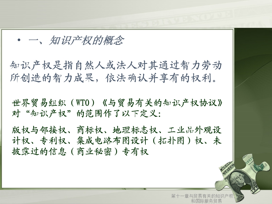 第十一章与贸易有关的知识产权保护和国际服务贸易课件.ppt_第3页