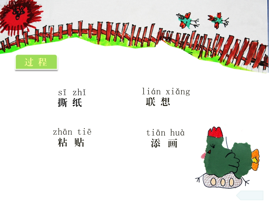 湘美版一年级上册美术 撕纸添画ppt课件.ppt_第3页