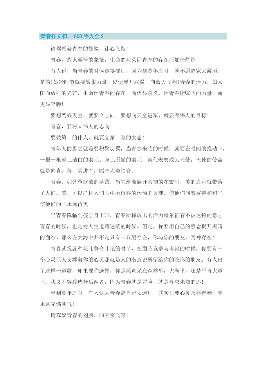 青春作文初一600字.doc_第2页