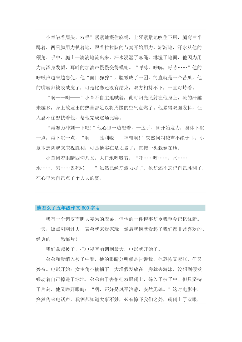 他怎么了五年级作文600字.doc_第3页