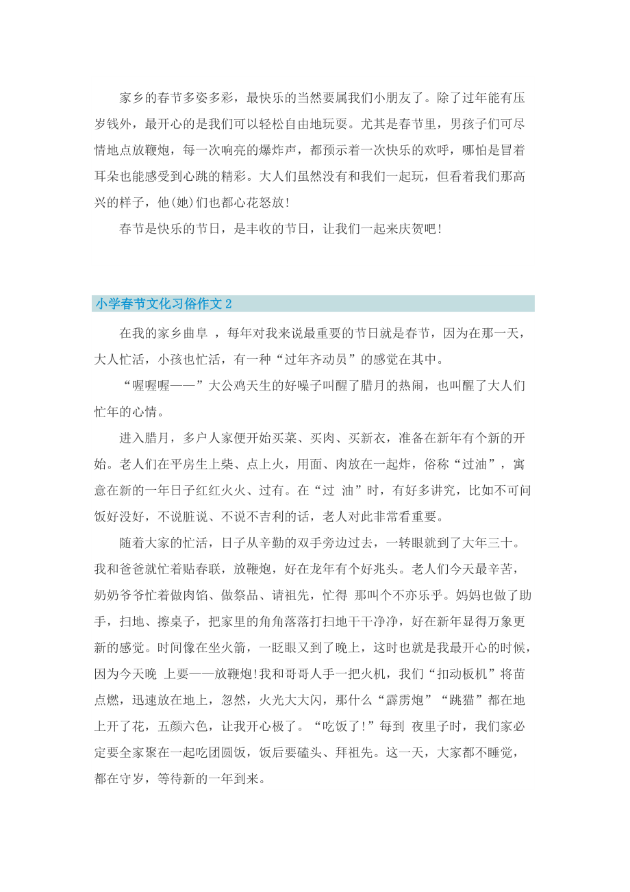 小学春节文化习俗作文.doc_第2页