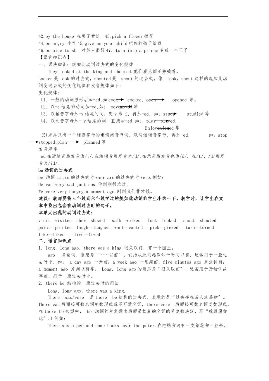 6级上册译林英语unit1单元总结.doc_第2页