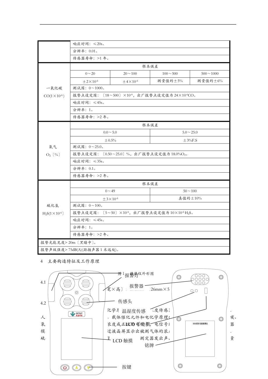 CD4便携式多参数测定器使用说明书.doc_第3页