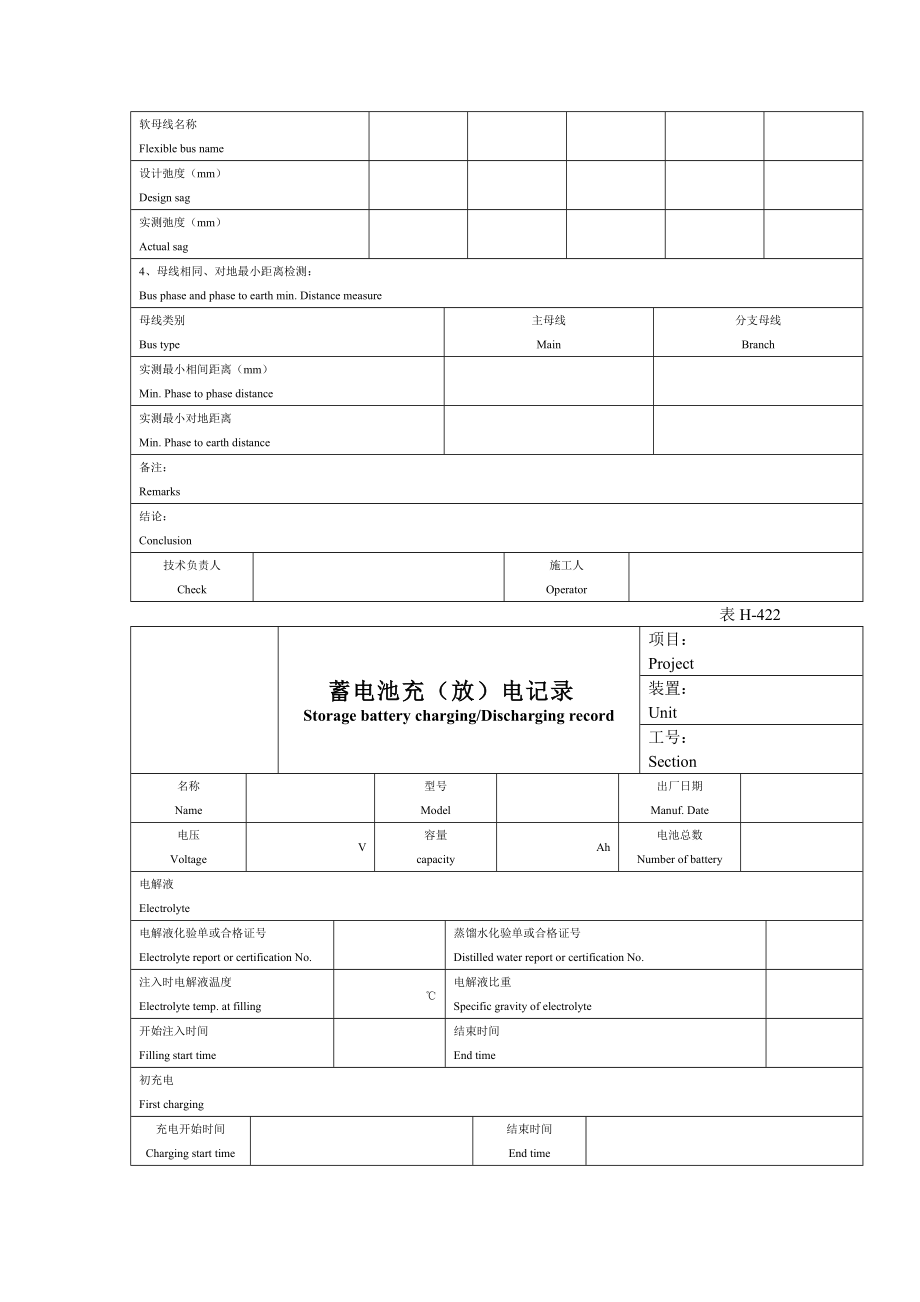 电气仪表工程安装调试记录DOC57页.doc_第2页