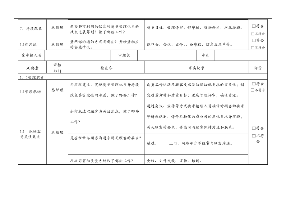 内审检查表3C部门.doc_第3页