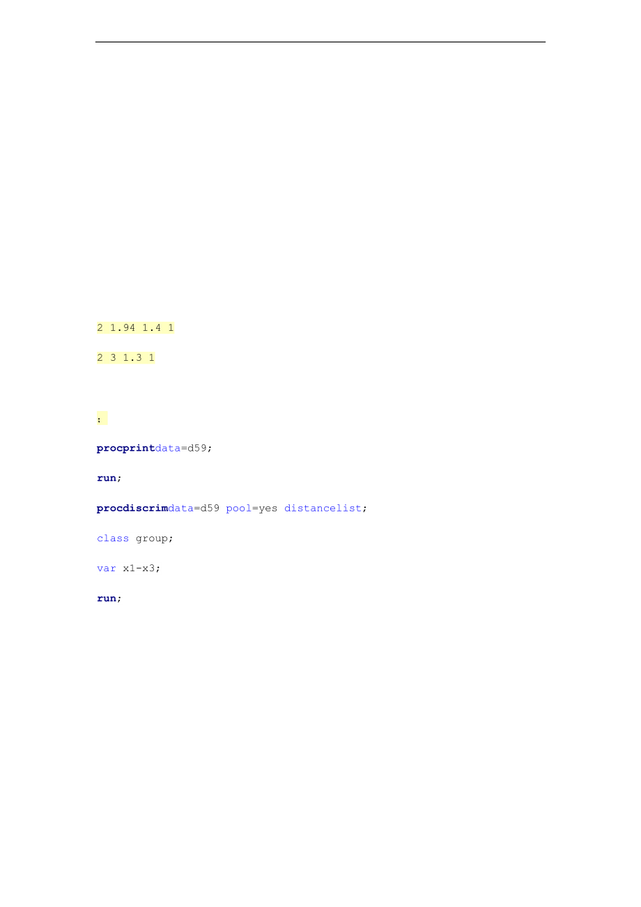 应用多元统计分析报告SAS作业.doc_第2页