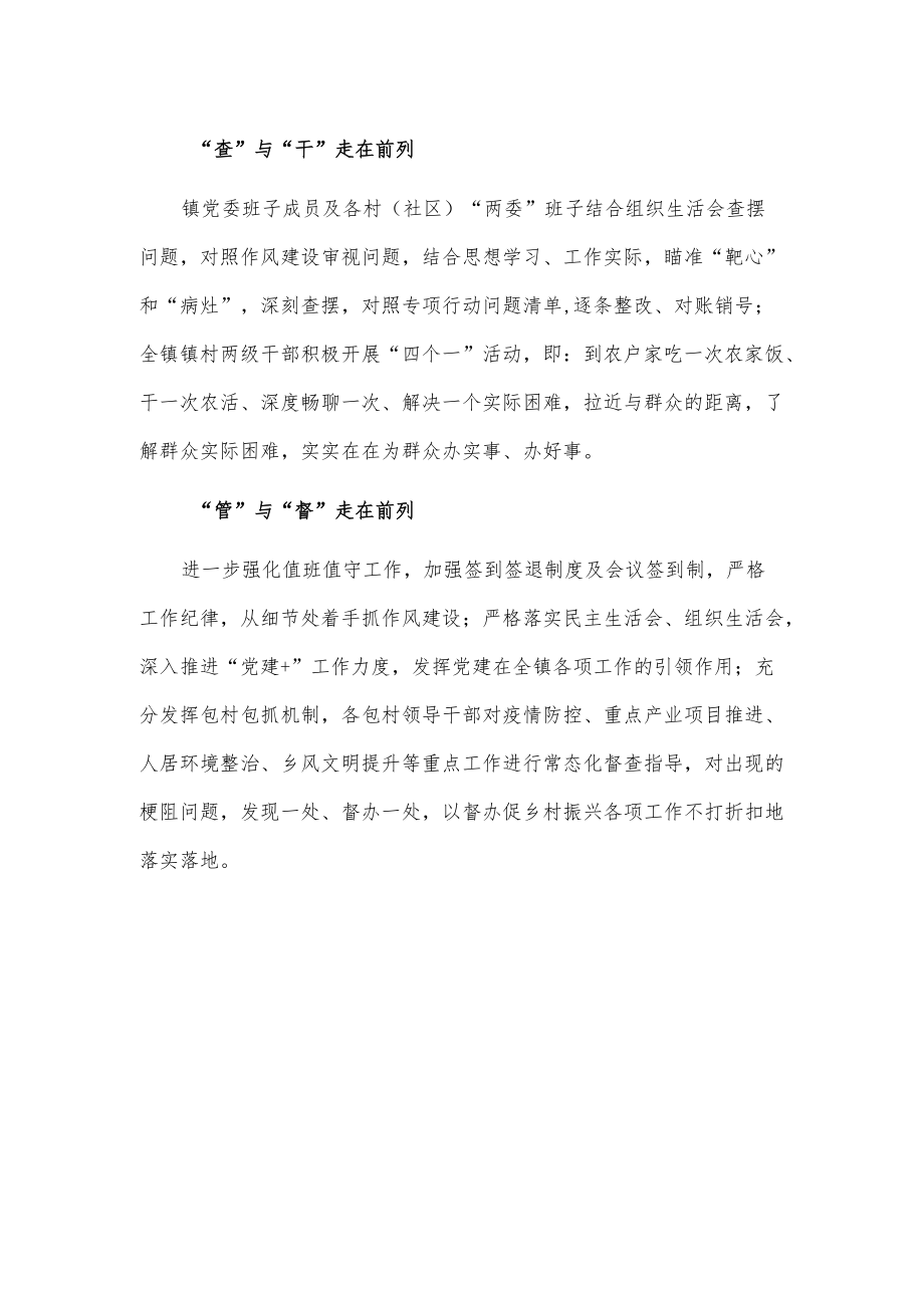 xx镇“改进作风提升质效”专项行动报告.docx_第2页