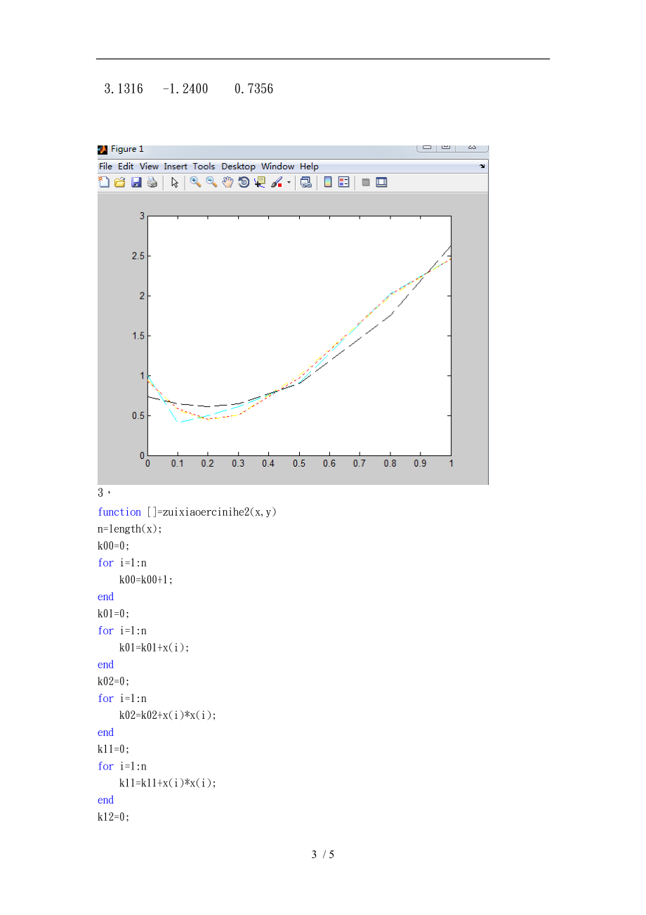 数值分析实验报告3.doc_第3页