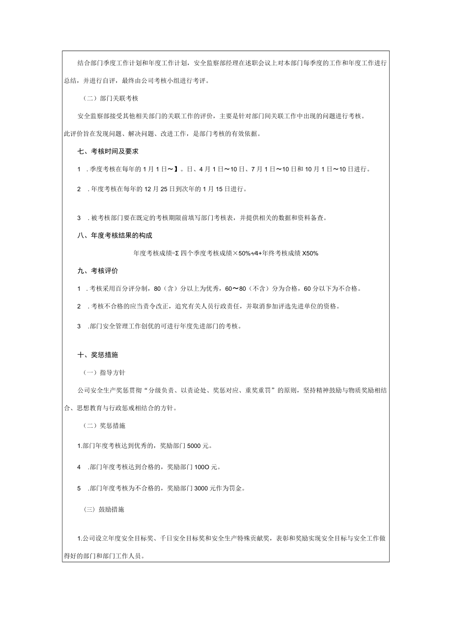 发电厂安全监察部绩效考核方案.docx_第2页