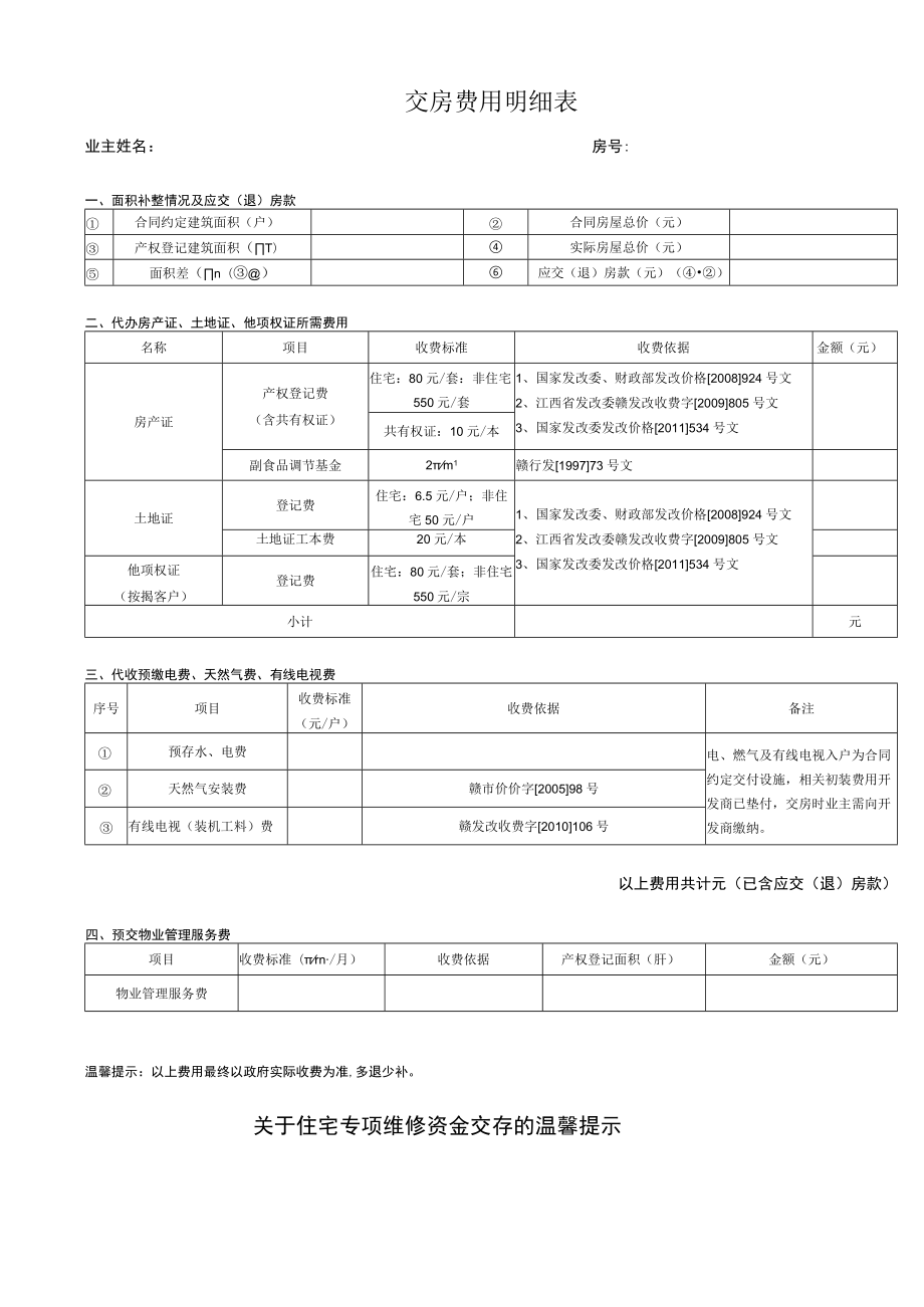 商品房交付资料汇总.docx_第3页