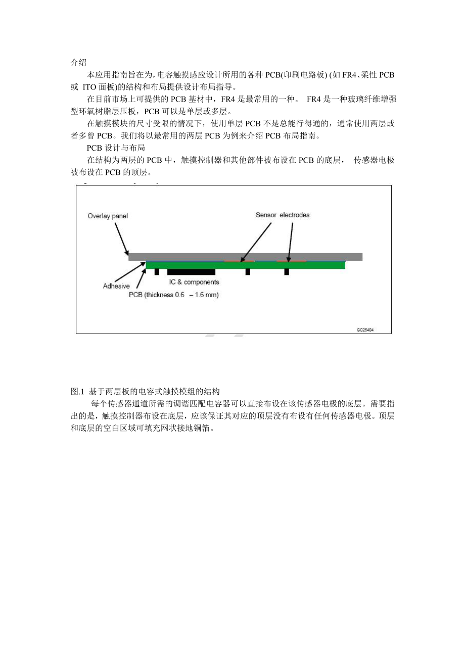 TOUCHPCB设计要求 文档.docx_第1页