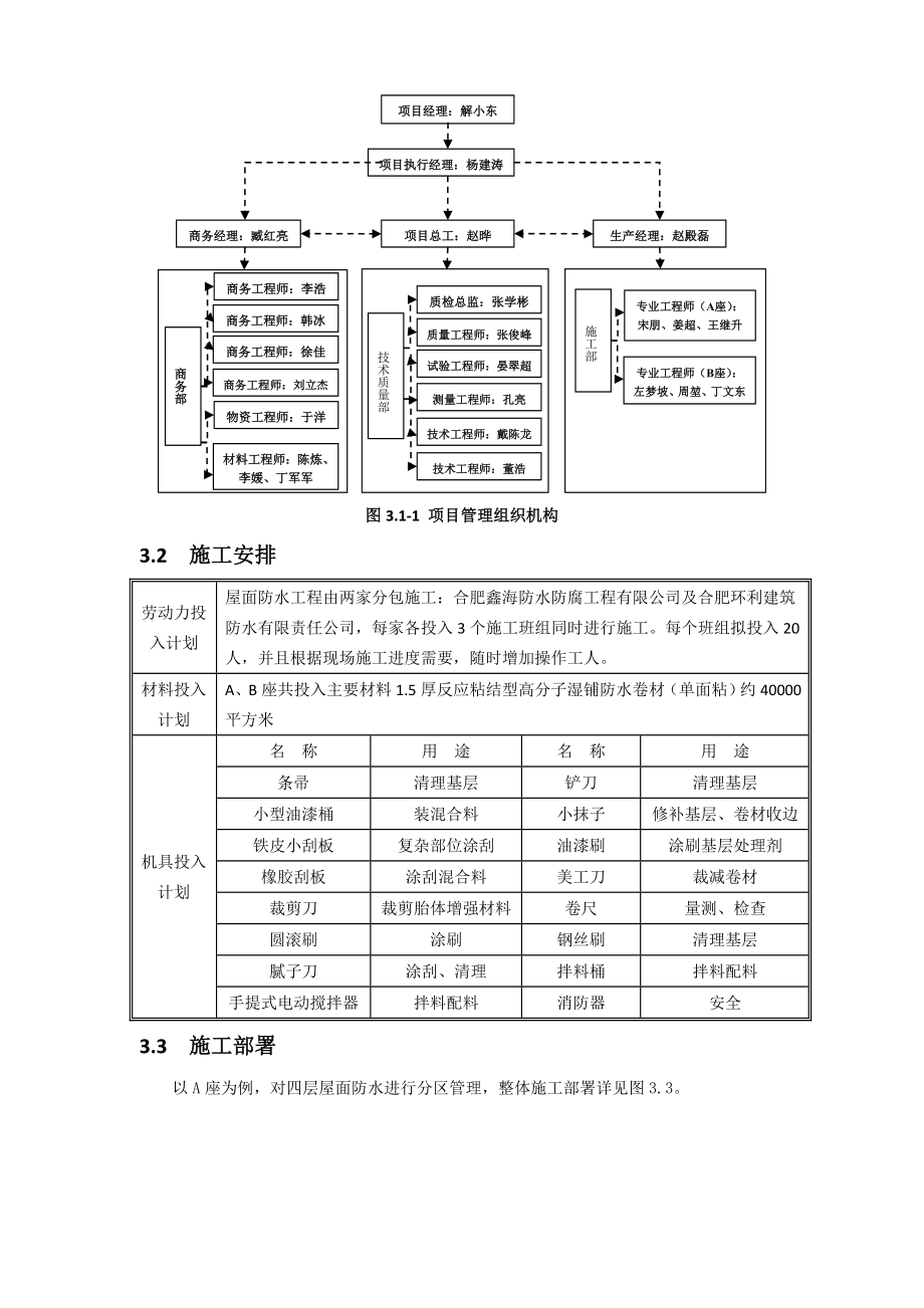 CPS反应粘接型高分子湿铺防水卷材施工工艺.doc_第3页