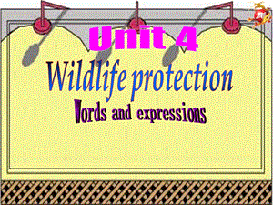人教版高中英语课件：　unit 4 Wildlife protection.ppt