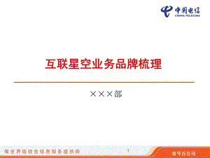 中国电信互联星空业务梳理.ppt