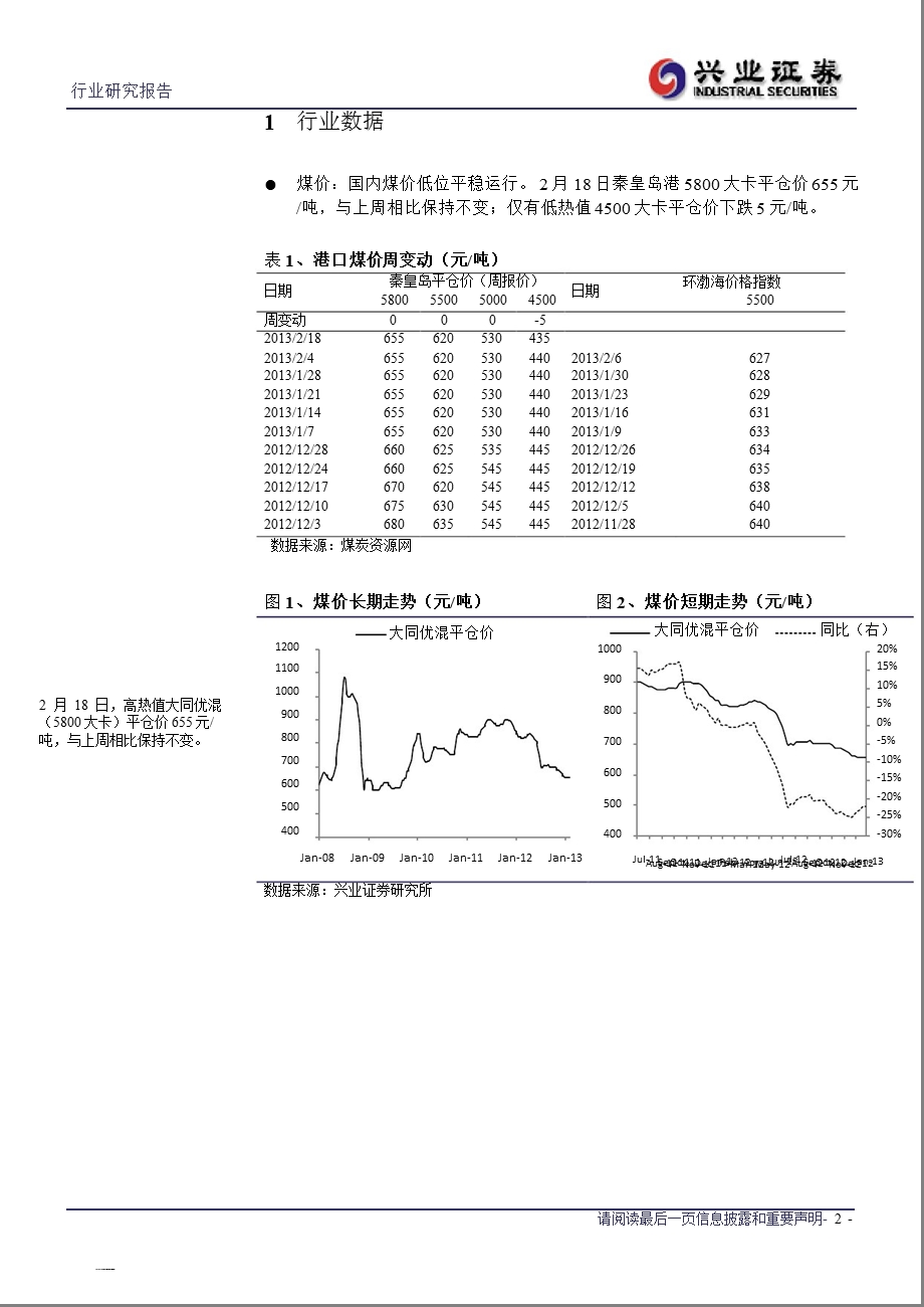 电力行业：近期海外煤价企稳反弹130218.ppt_第2页