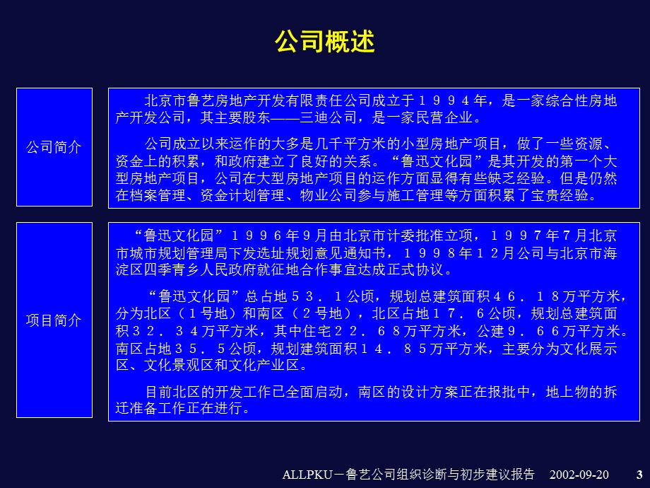 北大纵横北京市鲁艺房地产开发有限责任公司组织诊断与初步建议报告.ppt_第3页