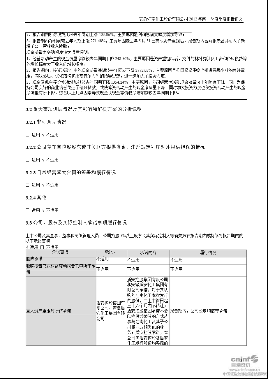 江南化工：第一季度报告正文.ppt_第3页