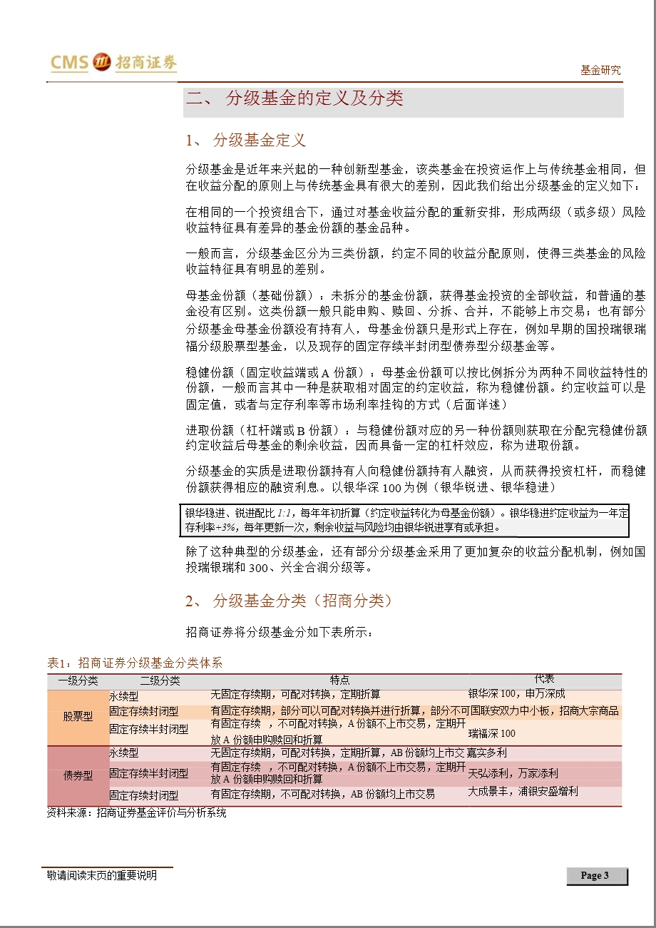 分级基金专题报告之：基础概念及术语高昕炜张夏1113.ppt_第3页