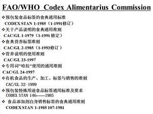 预包装食品标签的食典通用标准.ppt