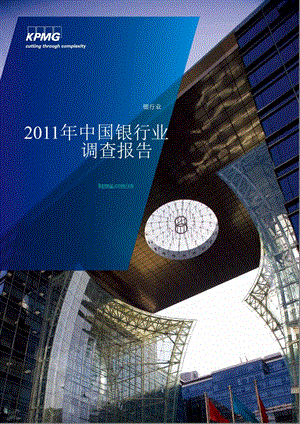 2011年中国银行业调查报告.ppt