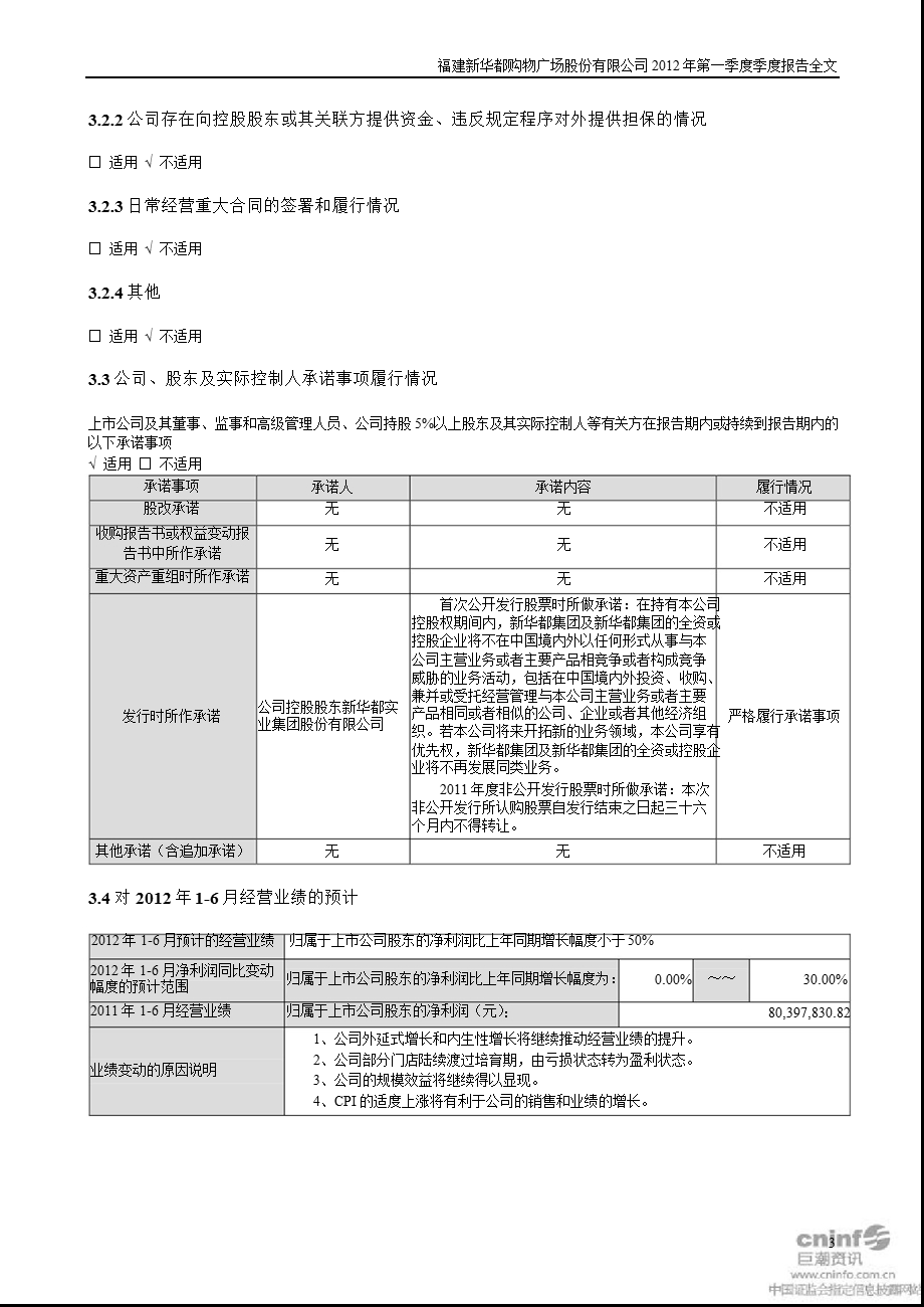 新 华 都：2012年第一季度报告全文.ppt_第3页