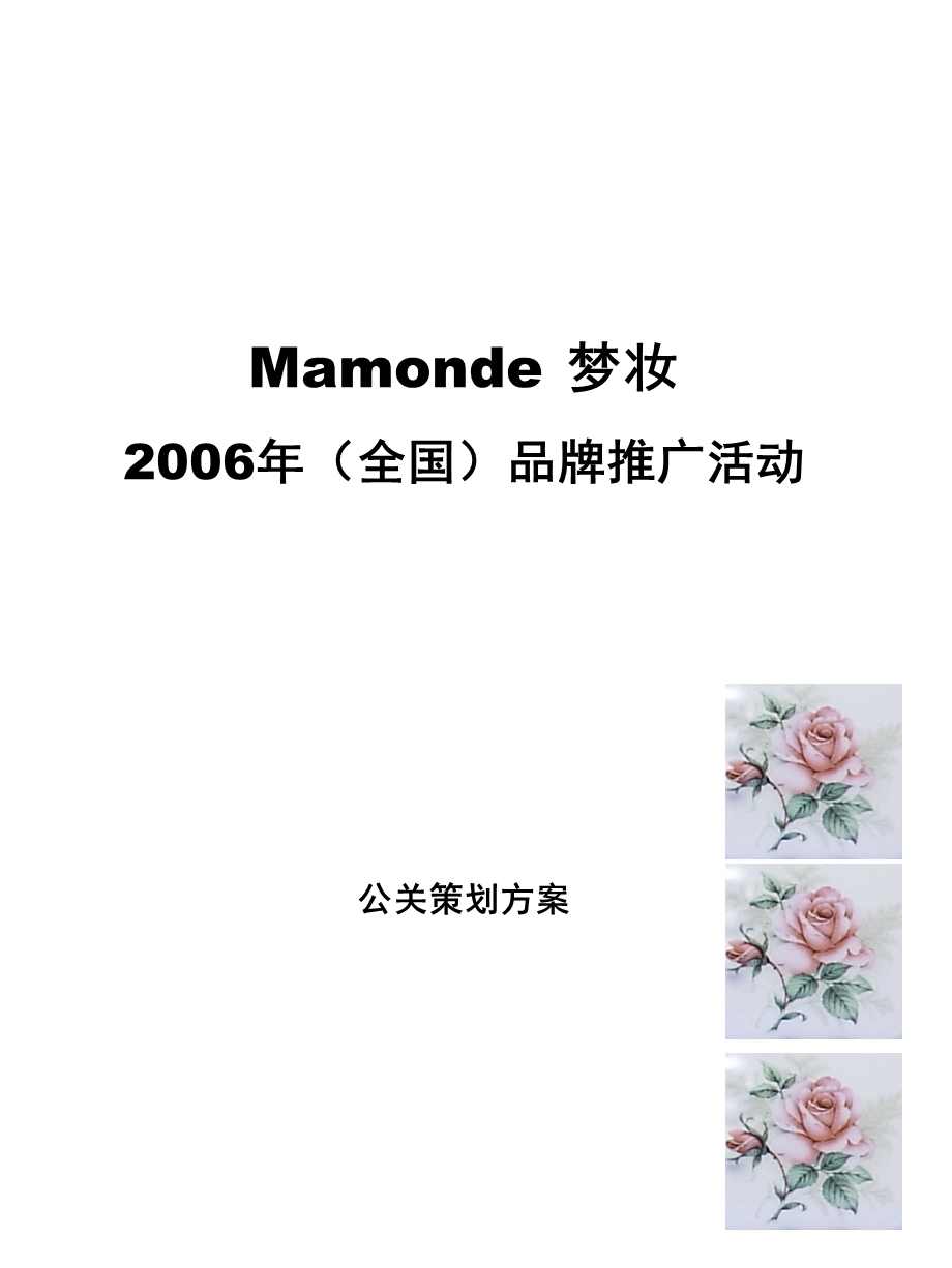 Mamonde梦妆品牌推广活动策划案(1).ppt_第1页
