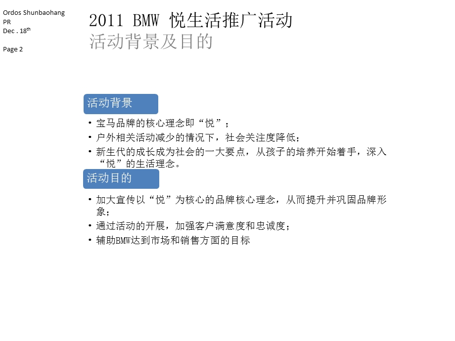 2011年BMW宝马汽车悦生活推广活动策划案(3).ppt_第2页